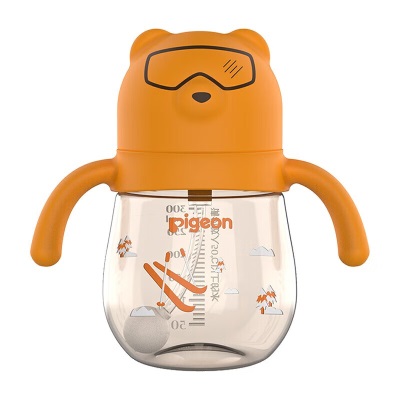 贝亲奶瓶 PPSU奶瓶 重力球吸管奶瓶防摔宝宝喝水喝奶壶300mLs534