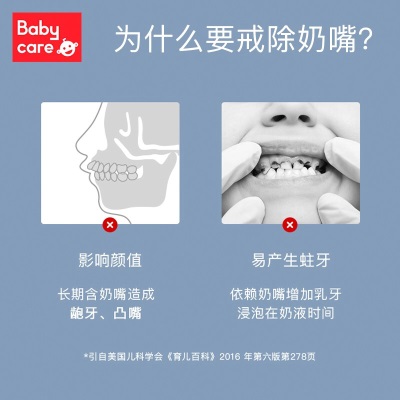 babycare婴儿奶嘴3.0成长型奶瓶专用配套奶嘴鸭嘴 吸管重力球配件 硅橡胶奶嘴-S（0-3月）s548
