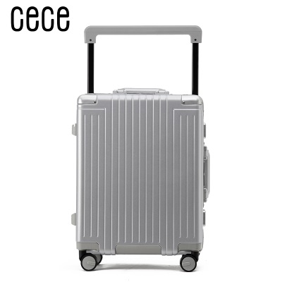 CECE宽拉杆行李箱女新款20寸登机箱万向轮大容量旅行密码箱男s565