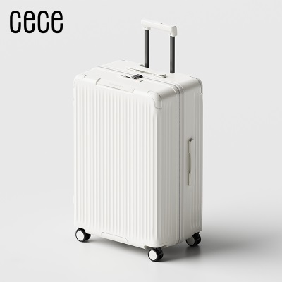 CECE可扩展大容量行李箱女拉杆登机旅行密码箱YKK防爆拉链万向轮s565